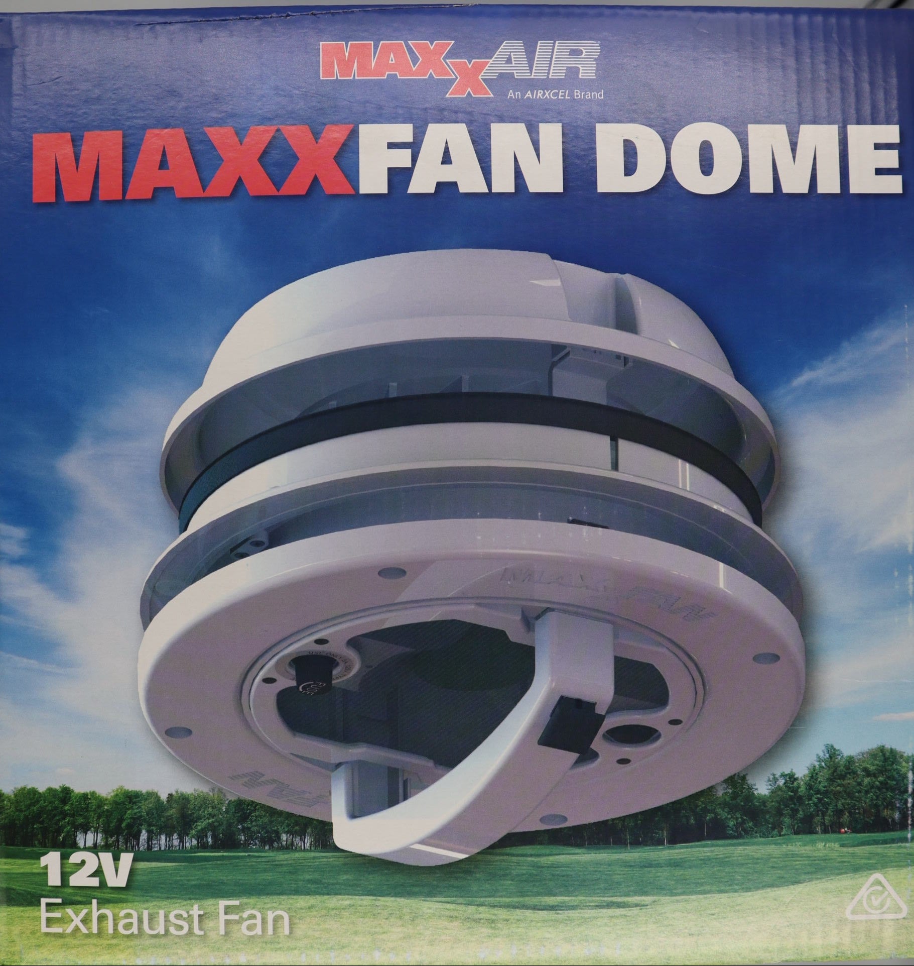 Maxxfan Dome with Sleeve - White. 00-03812WIA