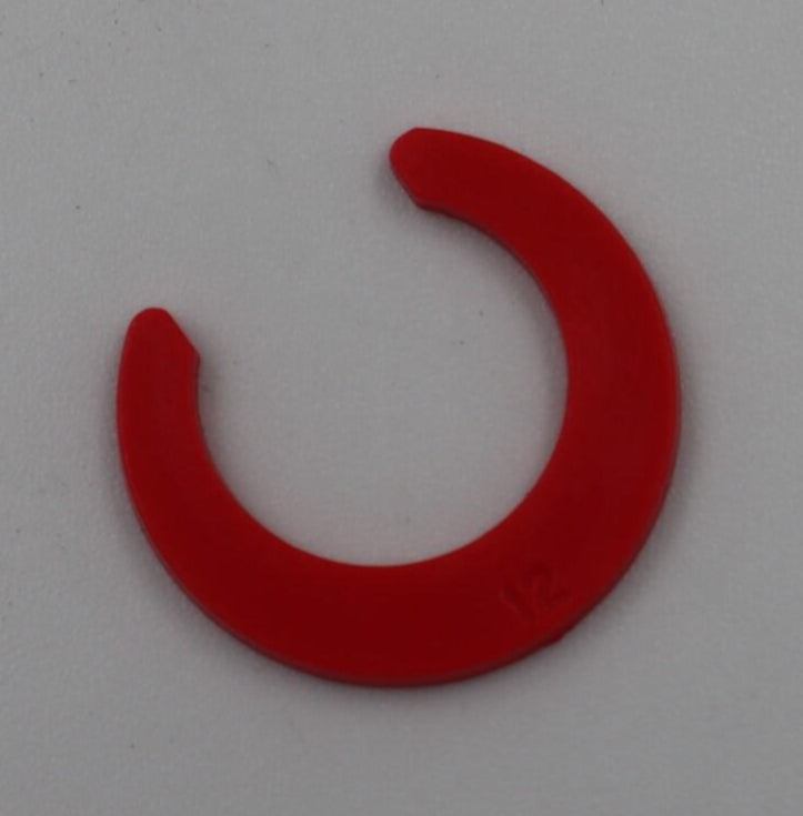 12mm LOCKING CLIP RED - JOHN GUEST PM1812R