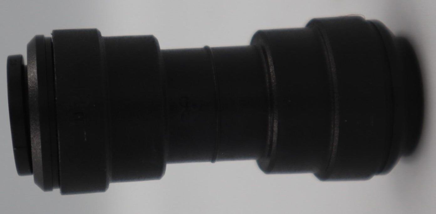 JG Plastic 12mm Straight Connector. PM0412E