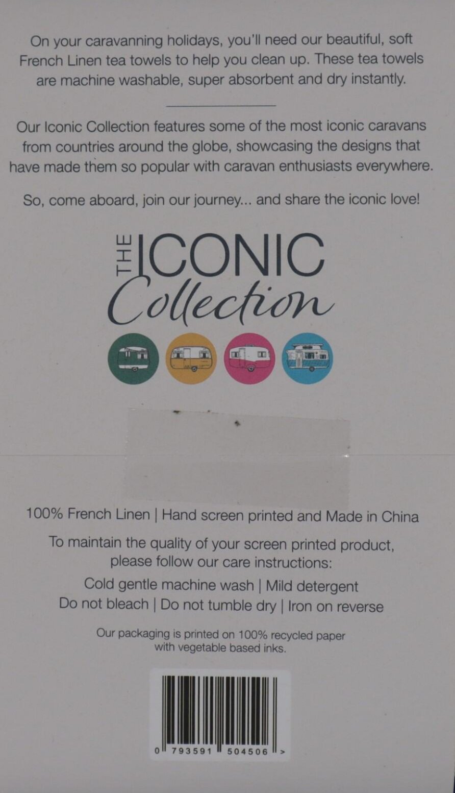 Tea Towel | The Iconic Collection | A World of Caravans