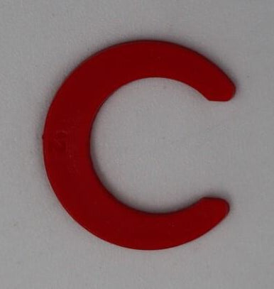 12mm LOCKING CLIP RED - JOHN GUEST PM1812R