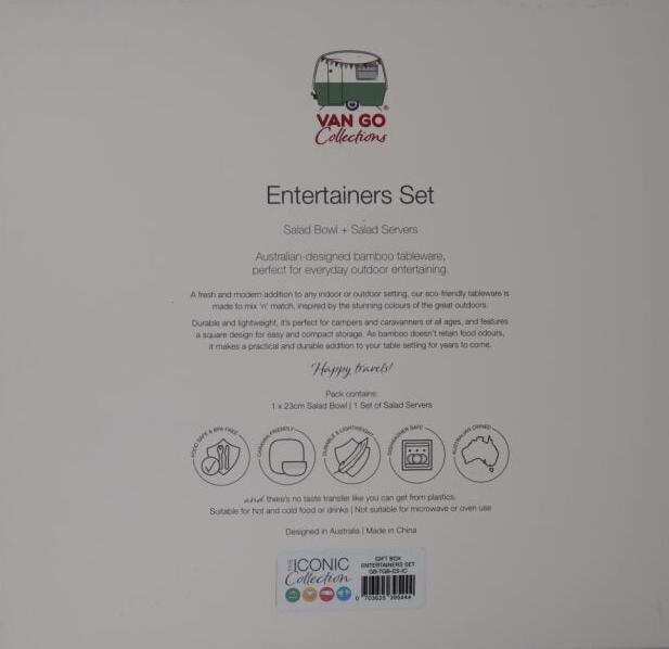 Bamboo Tableware Gift Box | Entertainers Set | Iconic Collection | Signature