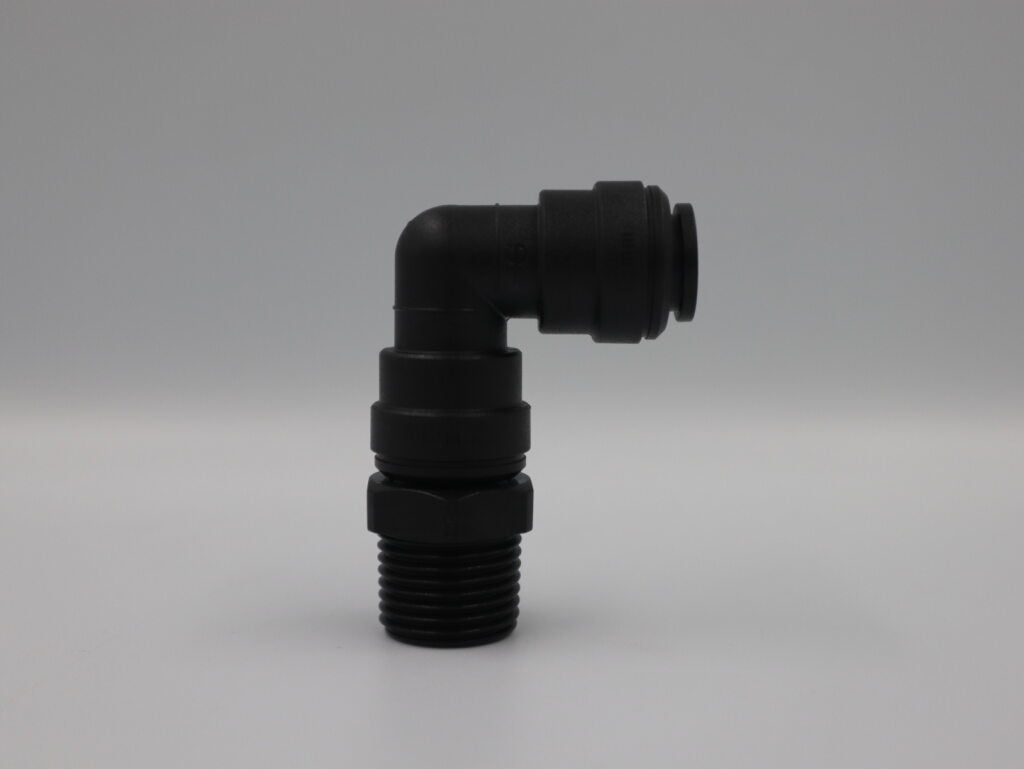 JG 12mm Plastic Swivel Elbow Male 1/2 BSPT. PM091204E