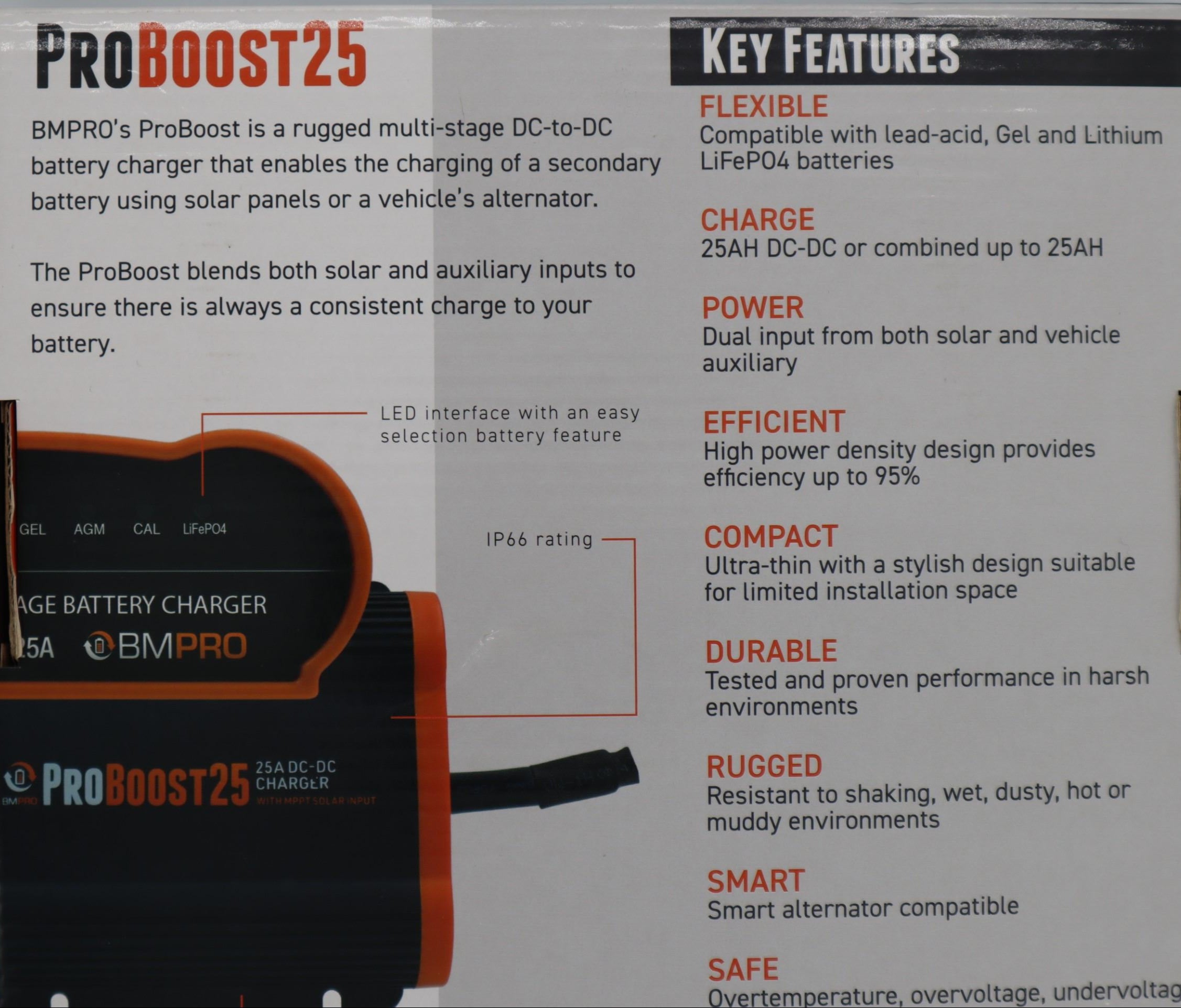 BMPRO DC-DC25 Charger