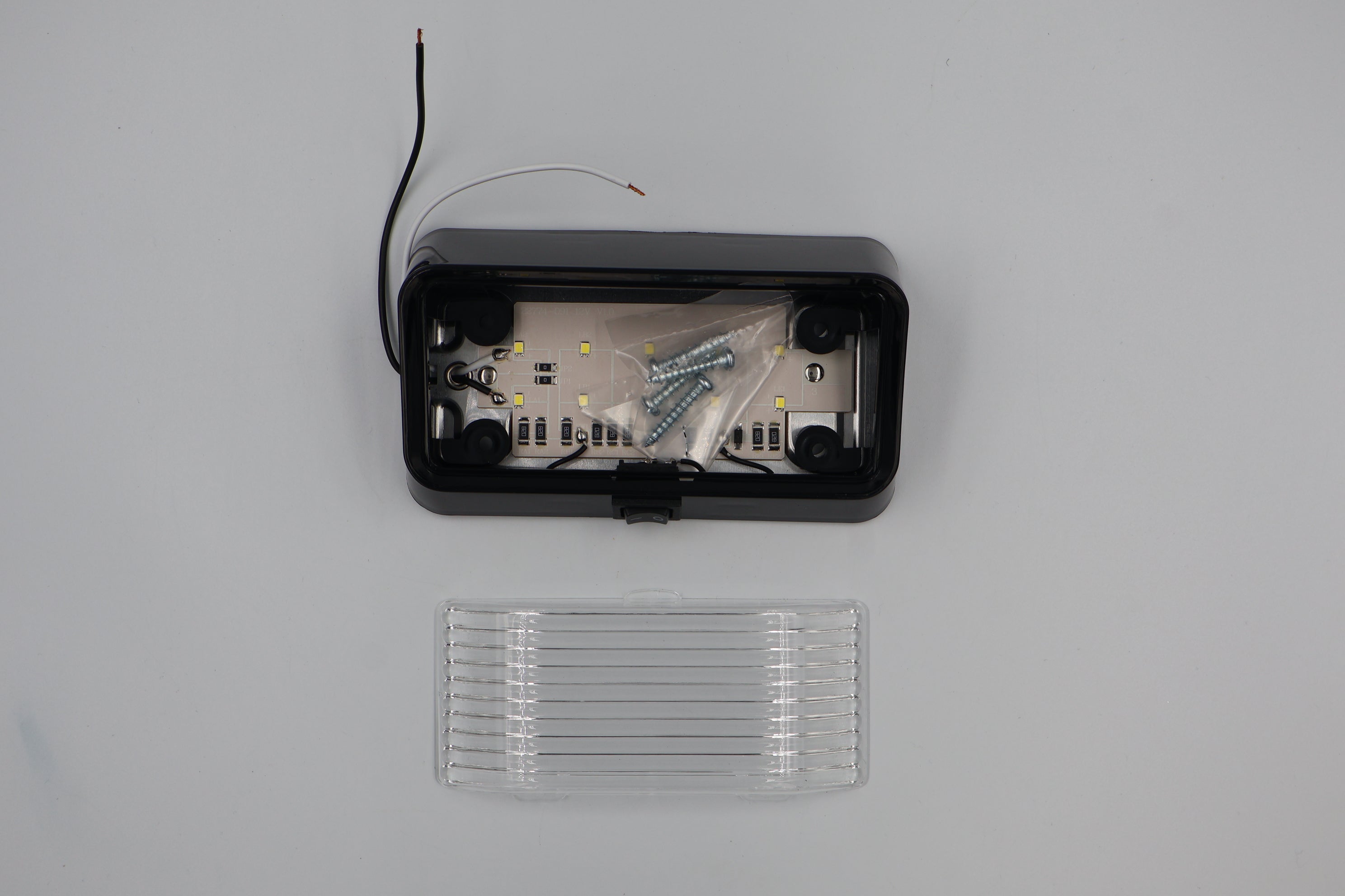 ANNEXE LED LIGHT WITH SWITCH - BLACK