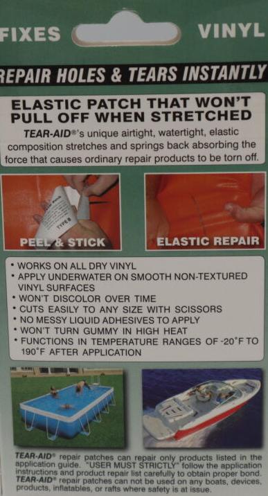 RETAIL PACK VINYL TYPE B GREEN - 75mm x 300mm