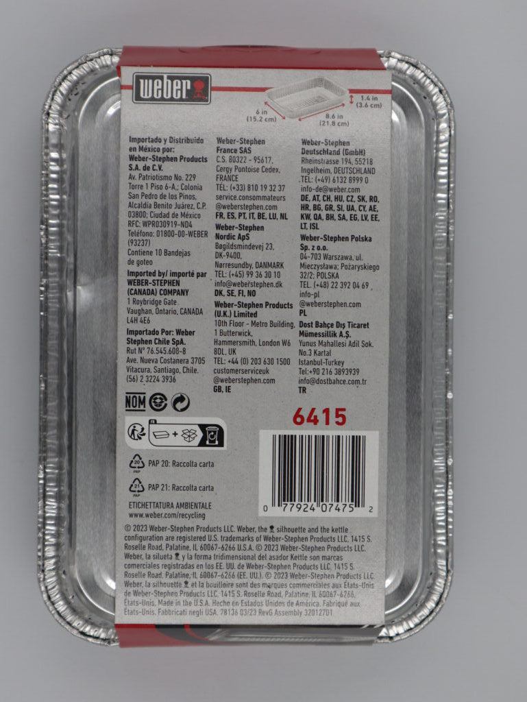 Drip Pan Small (Pack of 10)