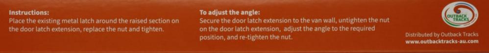 DOOR LATCH EXTENSION