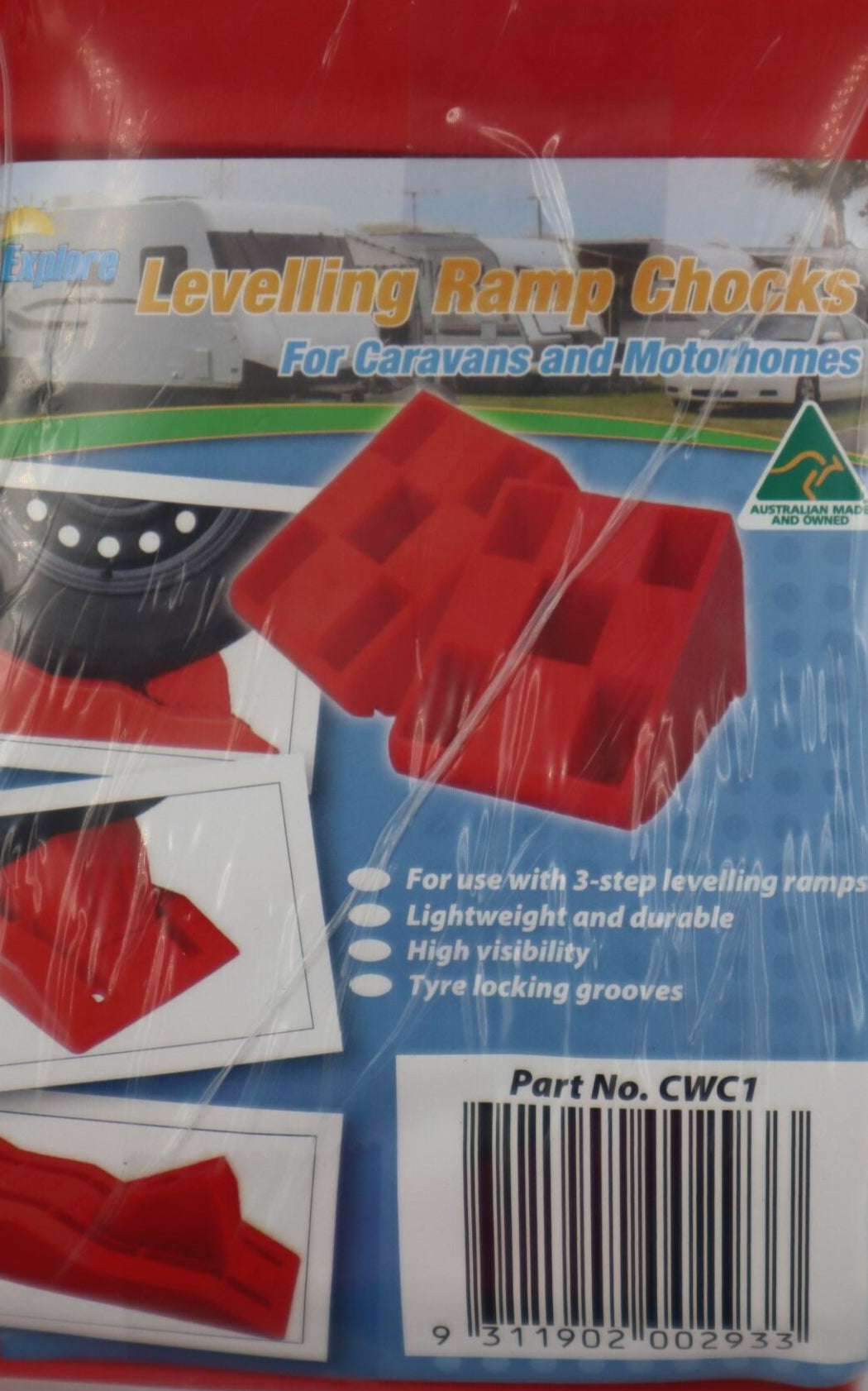 Haigh Wheel Chocks T/S Cvl2 Levelling Ramp Pair. CWC1