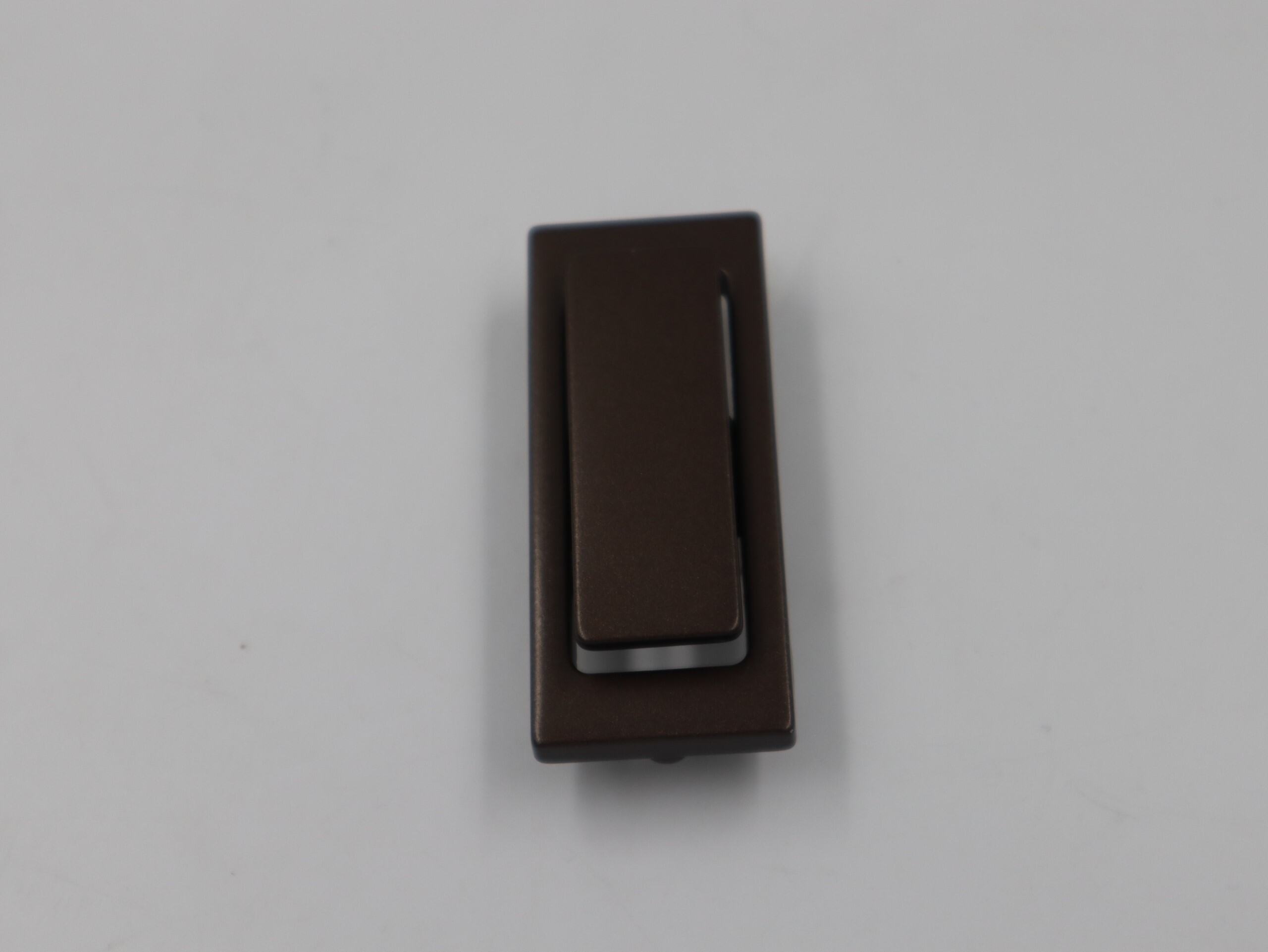 PUSH LOCK SQUARE FRAME - "E' BROWN