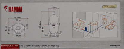 Fiamma A20 Accumulator Tank Blue. 02478-01-