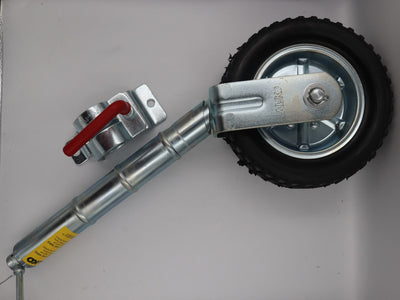 Alko 10 Solid Tyre Jockey Wheel C/W Clamp. 623650