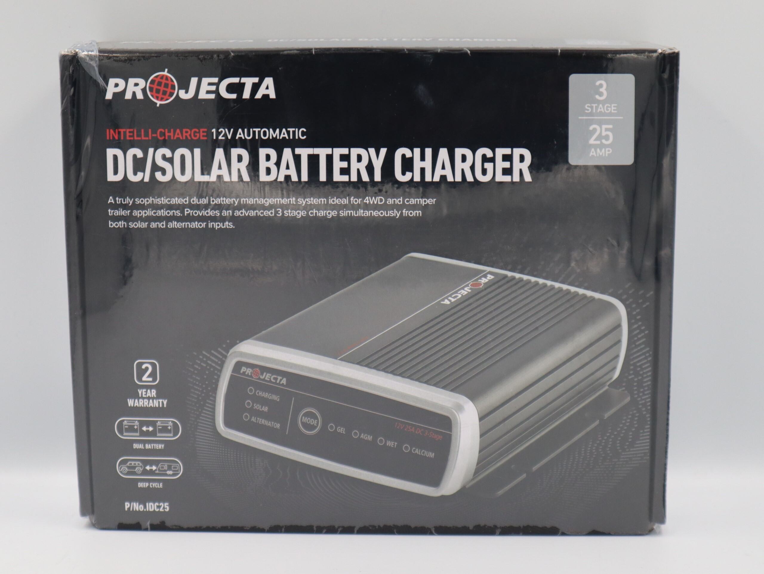PROJECTA DC/SOLAR BATTERY CHARGER - 3STAGE - 25AMP