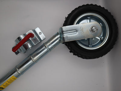 Alko 10 Solid Tyre Jockey Wheel C/W Clamp. 623650