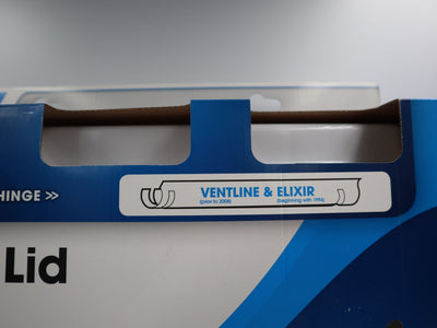 Ventline Hatch 14X14 White Lid Only T/S Old Metal Clip Connection. 40155