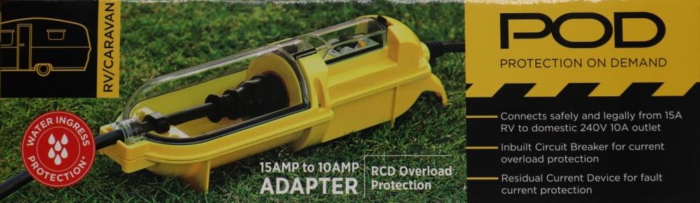 POD 15 Amp to 10 Amp Adapter. RVPOD