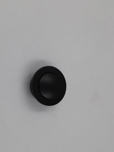 PUSH BUTTON  KNOB ROUND  MATTE BLACK