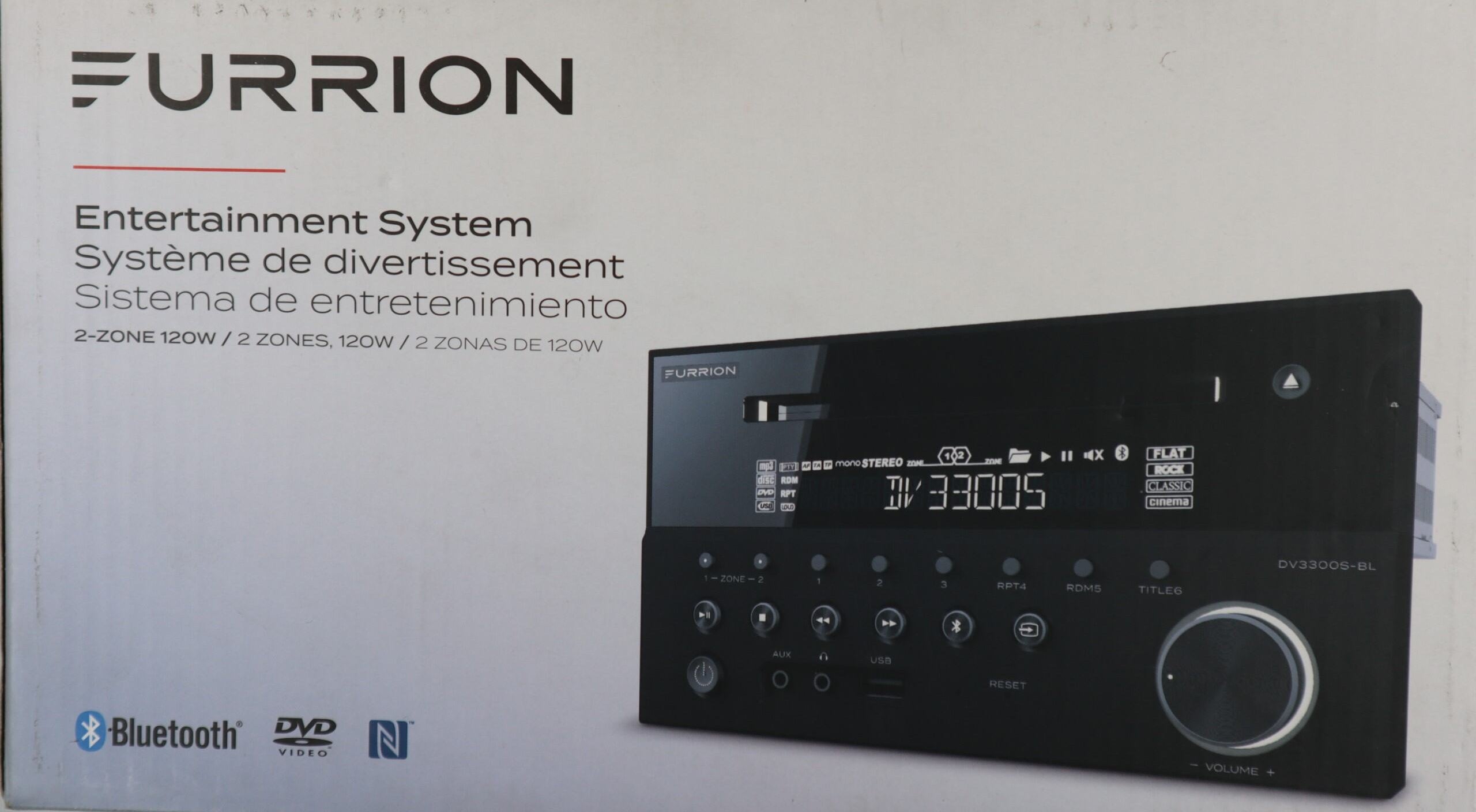 FURRION CD/DVD ENTERTAINMENT SYSTEM DV3300