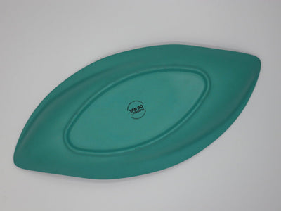 BAMBOO LEAF PLATTER - GREEN 40CM