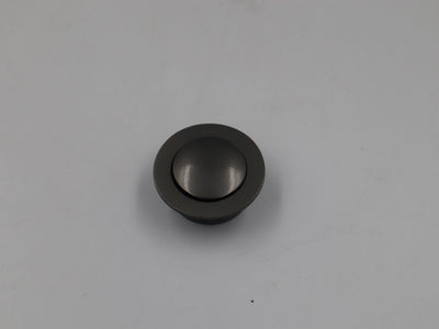 PUSH BUTTON  KNOB ROUND  MATTE BLACK