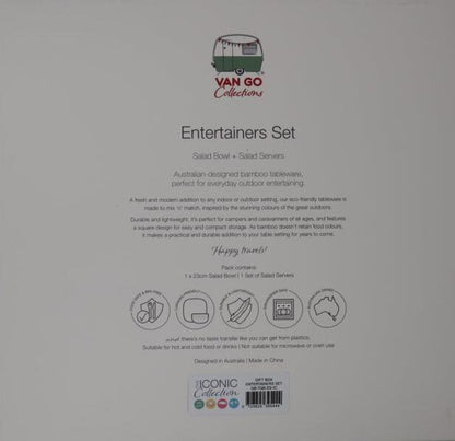 Bamboo Tableware Gift Box | Entertainers Set | Iconic Collection | Signature