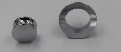 PUSH BUTTON  KNOB ROUND CHROME 2017