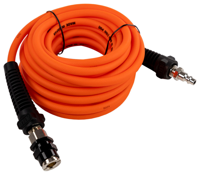 AIR HOSE US STD(M) US STD(F) V2 ORANGE 7M 150 PSI HIGH TEMP