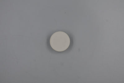 WHITE CAP - END BUMPER BAR  ROUND 40mm