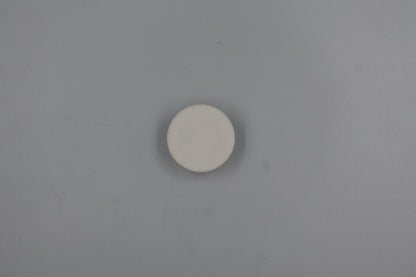 WHITE CAP - END BUMPER BAR  ROUND 40mm