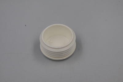 WHITE CAP - END BUMPER BAR  ROUND 50mm