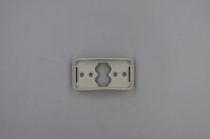 BRACKET RECTANGULAR WHITE HOUSING FLAT