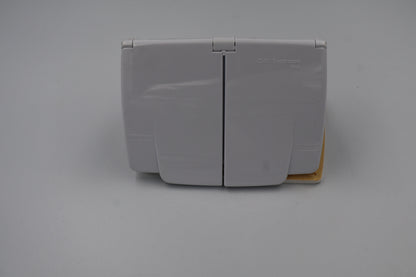 CMS Power Outlet Double Natural White. J17.2NW