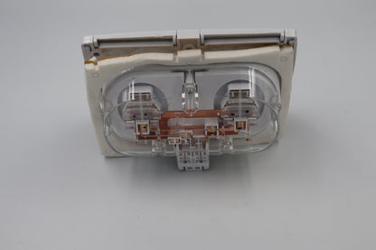 CMS Power Outlet Double Natural White. J17.2NW