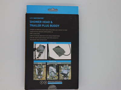 SHOWER HEAD AND TRAILER PLUG BUDDY