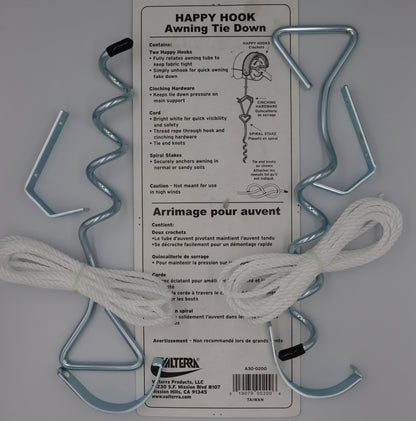 Happy Hook Awning Tie Down Kit. A30-0200