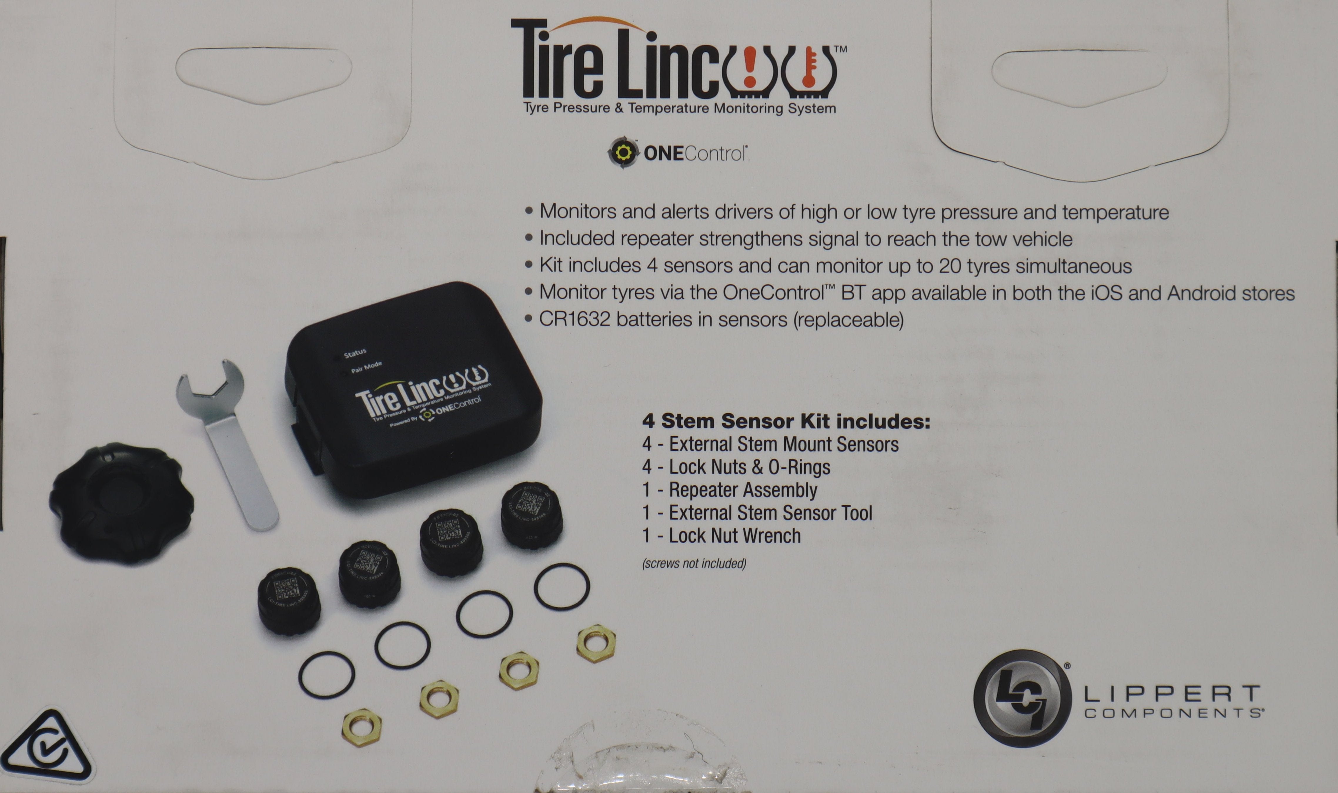 LIPPERT TPMS 4 SENSOR + REPEATER