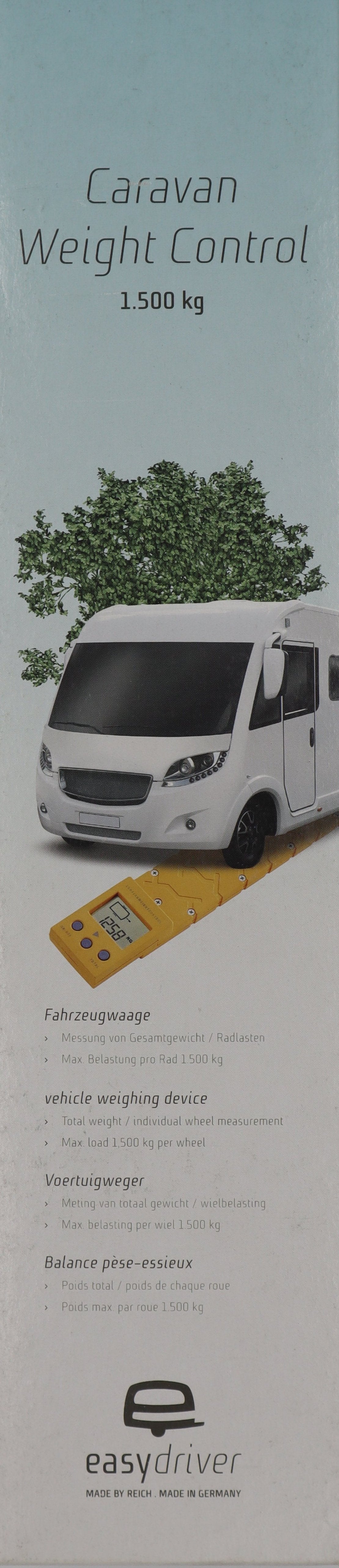 Reich Caravan Weight Control Orange 1500kg. 522-1600C