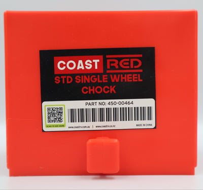 Coast Red Std Single Wheel Chock