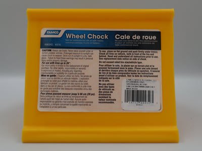 Wheel Chock Yellow. 44412/BULK44432