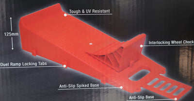 Coast Red Std Single Wheel Level & Chock Kit