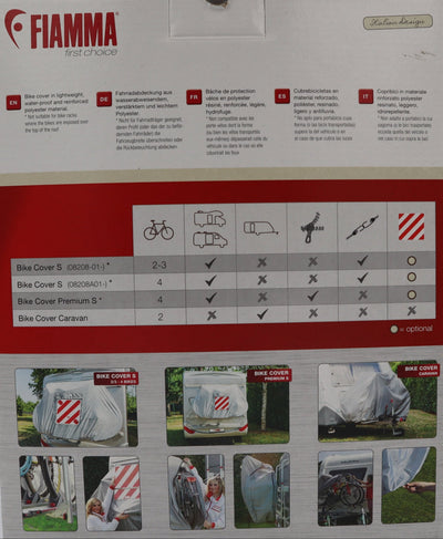 Fiamma Bike Cover Extra Strong Caravan. New 2020. 08208C01-