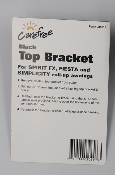 Carefree Black Top Bracket. 901018