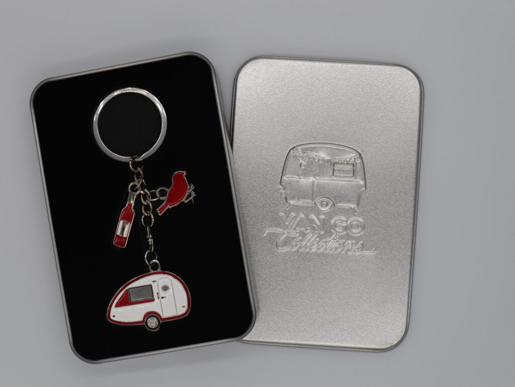 Keyring | Seasonal Collection | 'Teardrop' | Red