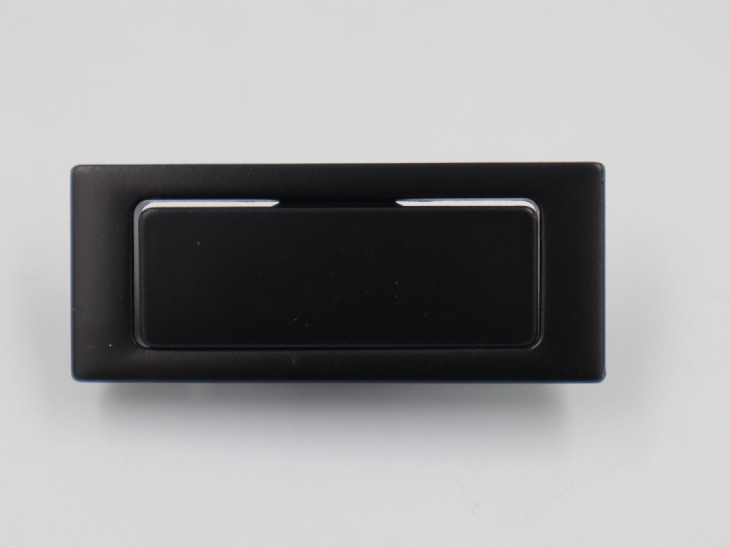 PUSH LOCK SQUARE FRAME - BLACK