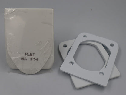 Power Inlet Socket 15A In White .IL15