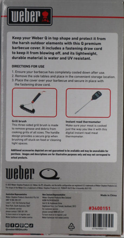 WEBER BABY Q COVER