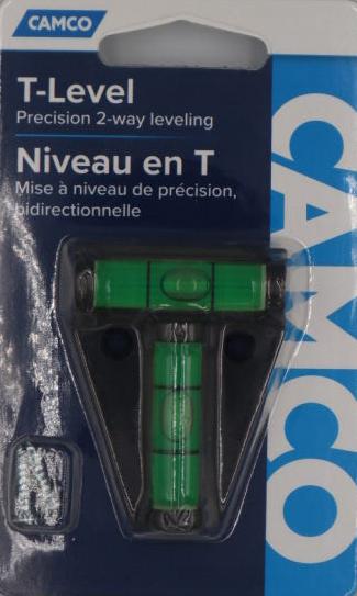 Camco Plastic 2-Way Tee Bubble Level