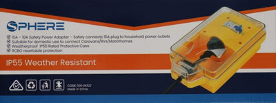 SPHERE 15A to 10A AC Power Adaptor | Yellow | 240VAC
