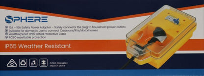 SPHERE 15A to 10A AC Power Adaptor | Yellow | 240VAC