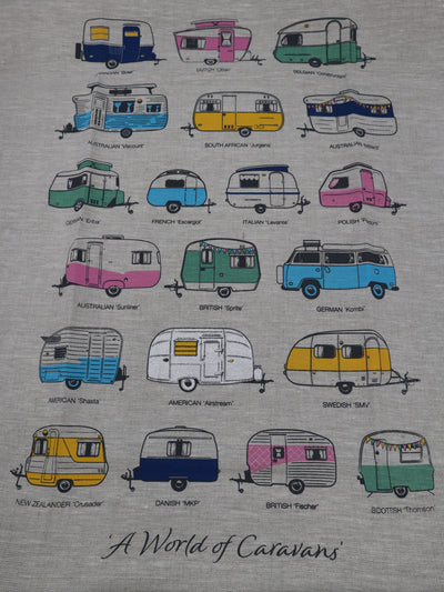 Tea Towel | The Iconic Collection | A World of Caravans